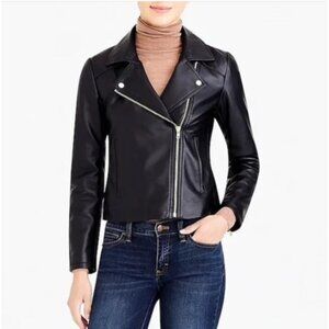 J.Crew Mercantile Faux Leather Moto Jacket M